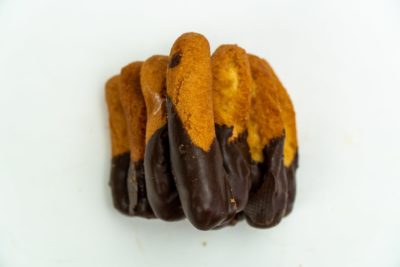Huesillos con chocolate